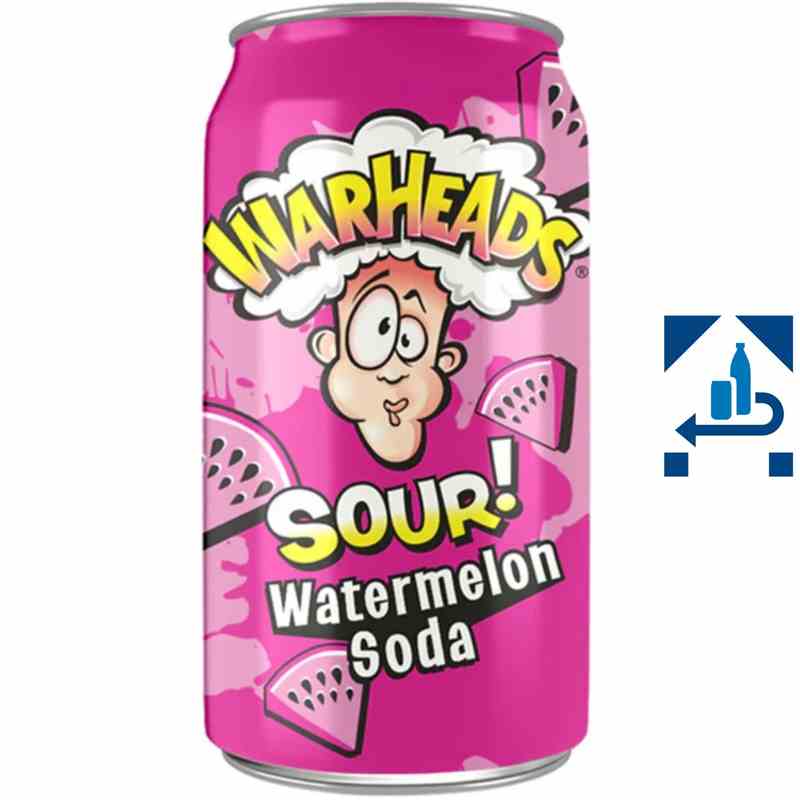 AKTION Warheads Watermelon Sour Soda 330 ml - Snack online kaufen
