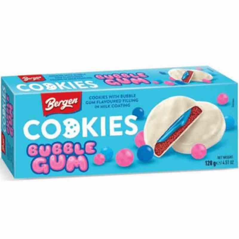 Bergen Cookies Bubble Gum 128 g - Snack online kaufen