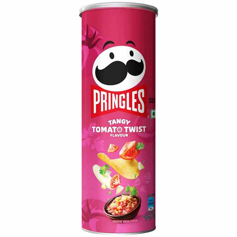 Pringles India Tangy Tomato Twist 102g - Snack online kaufen