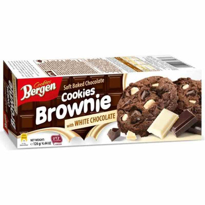 Bergen Brownie Cookies White Chocolate 126 g - Snack online kaufen
