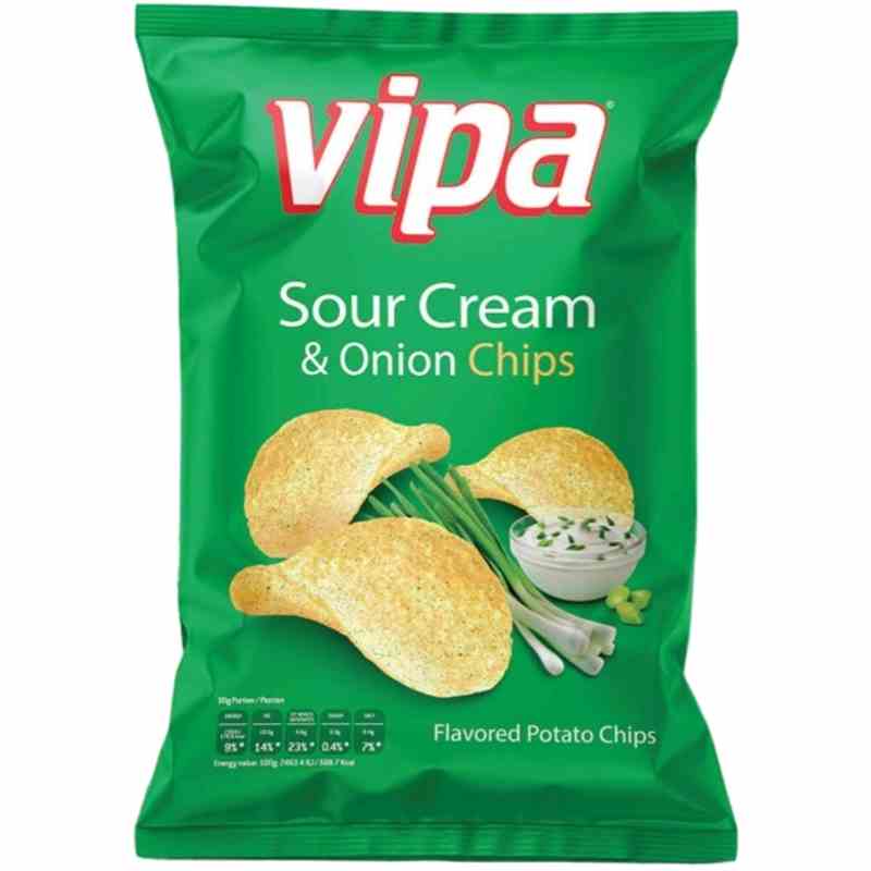 Vipa Chips Sour Cream & Onion 130g  - Snack online kaufen
