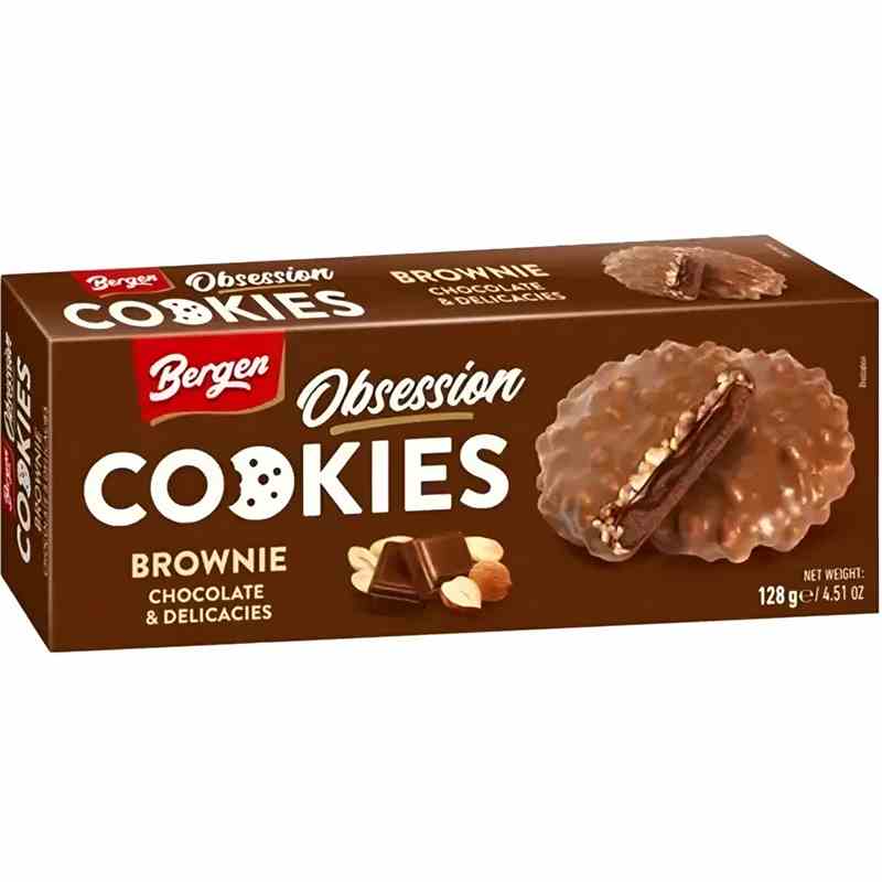 Bergen Obsession Brownie Cookies 128 g - Snack online kaufen